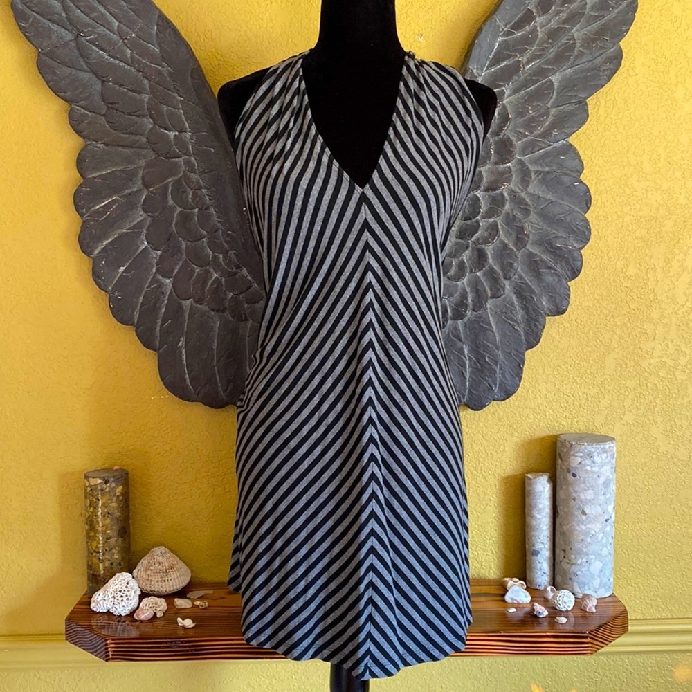 Anthropologie Corey Lynn Calter Backless Striped Dress
